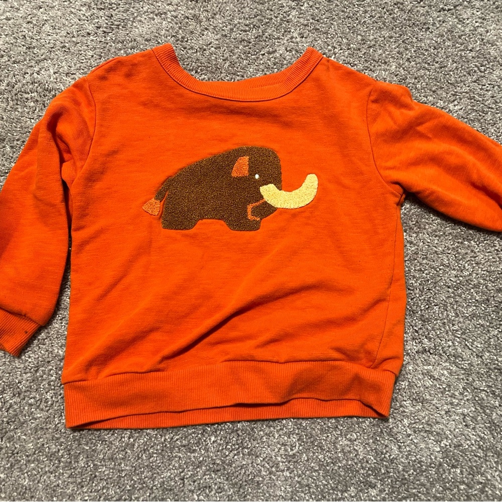 Christian Robinson toddler shirt with woolly mammoth